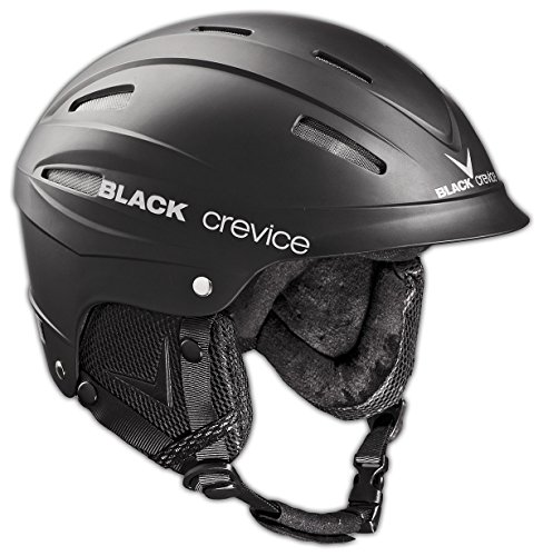Black Crevice BCR143912, Casco de Esquí, Negro, M (57-59 cm)