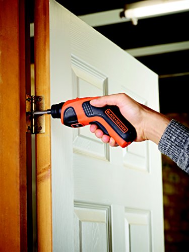 BLACK+DECKER CS3651LC-QW - Atornillador de 6V, 5 Nm, batería litio integrada de 1.5Ah