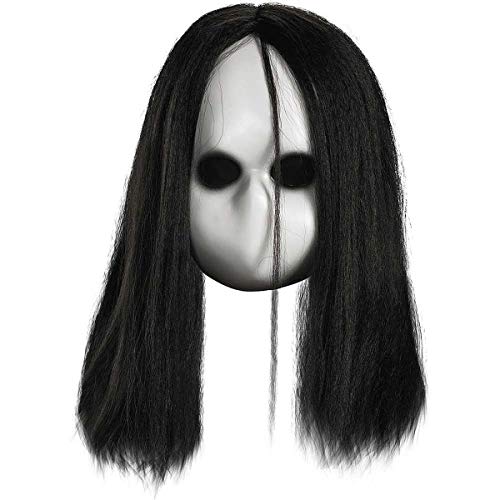 BLANK BLACK EYES DOLL MASK