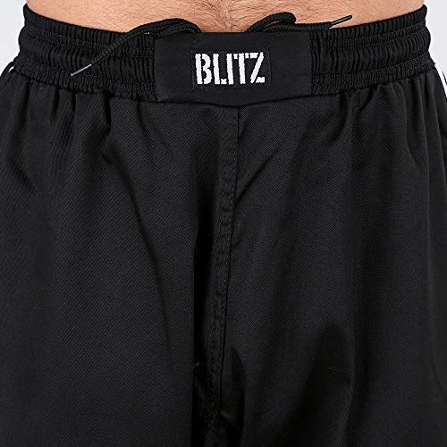 Blitz Classic Poly Cotton Full Contact - Pantalón de chándal de artes marciales para hombre, color multicolor, talla 110 cm