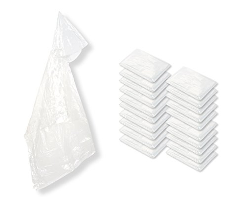Blue Panda Ponchos de Lluvia Desechables de Emergencia para niños con Capucha Paquete de 20