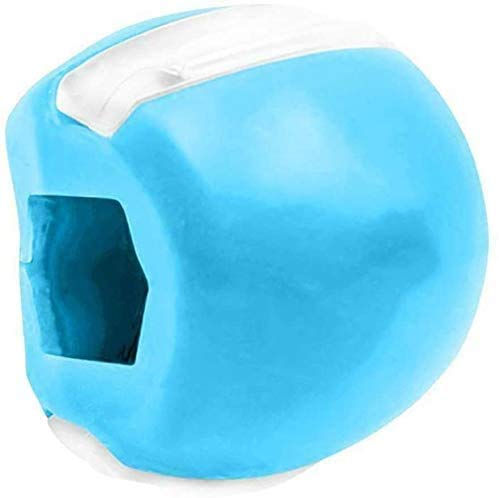 Bolas Para Ejercitar La MandíBula,Bola De Silicona Para Adelgazar La Cara,Tonificador Facial,Ejercitador De Cuello,Herramienta De Belleza Facial,Ayuda A Reducir El EstréS Y Los Antojos (azul)