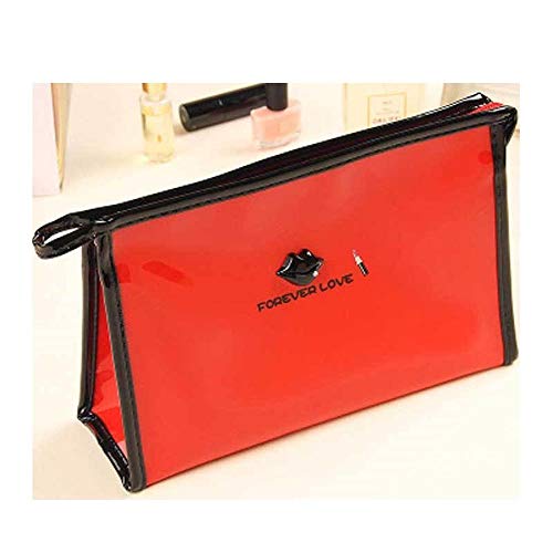 Bolsa de almacenamiento de viaje Bolsa de almacenamiento de viaje de corea Espejo de labios Bolsa de cosméticos de cuero Nueva trompeta a prueba de polvo personalizada 002