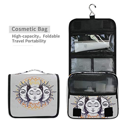 Bolsa de cosméticos Bolsa de viaje para colgar de viaje Interior del sol Bolsa de almacenamiento de viaje Bolsa de maquillaje portátil Bolsa organizadora para mujeres