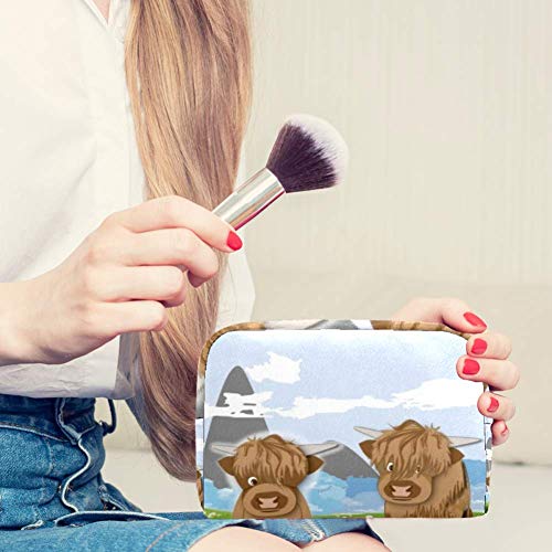 Bolsa de cosméticos de largo consumo de cabello adorable espacioso maquillaje bolsas de viaje Neceser accesorios organizador