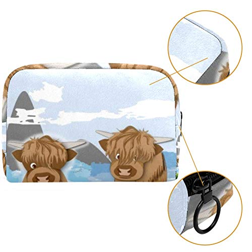 Bolsa de cosméticos de largo consumo de cabello adorable espacioso maquillaje bolsas de viaje Neceser accesorios organizador