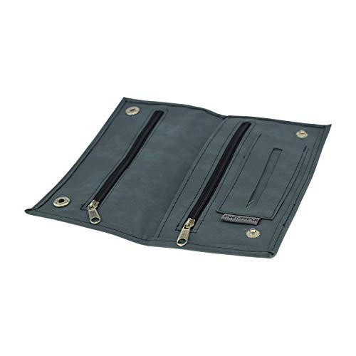 Bolsa de Tabaco Ciggy Jumper® en Cuero de Primera Calidad con Compartimento de folletos Simple, Doble o Largo, bosa de Tabaco,con Compartimento de Filtro