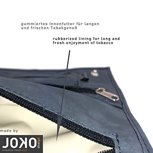 Bolsa de Tabaco Ciggy Jumper® en Cuero de Primera Calidad con Compartimento de folletos Simple, Doble o Largo, bosa de Tabaco,con Compartimento de Filtro