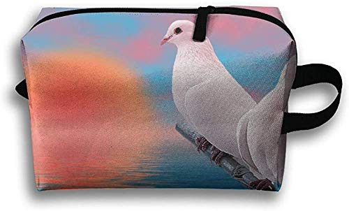 Bolsa de viaje Dove Sunset para artículos de aseo neceser, monedero, cosméticos, estuche multifunción, organizador de almacenamiento