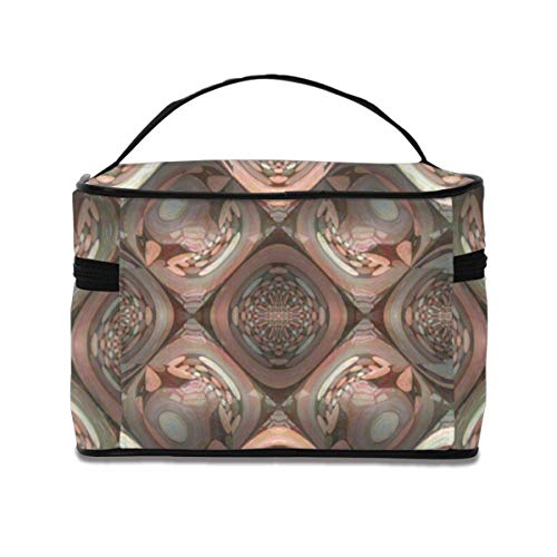 Bolsas de cosméticos Coral Agathe Opal Pyramids 2 GEMS Stones Giftwrap (4122) Travel Makeup Bag Portable Makeup Boxes for Women Cosmetic Case Storage Organizer Travel Daily Carry