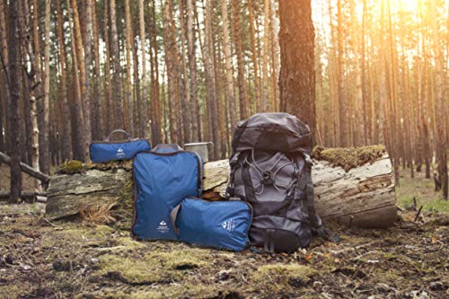 Bolsas de Embalaje ultraligeras con compresión - Cubo de Embalaje Ultraligero para Mochila y Maletas - Impermeable, Cubos de Empaque de Compresión como Organizador de Equipaje y Bolsa de Ropa