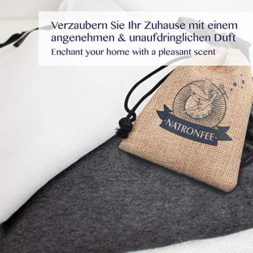 Bolsas de fragancia para el armario y los cajones - Neutralizador de olores - Bicarbonato de sodio bolsitas perfumadas con lavanda - Bolsas de lavanda para la cocina, el coche, el armario y más.