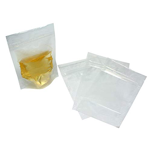 Bolsas de Recolección de Muestra de Orina 100 ml Desechables - Cierre Hermético - Pruebas Médicas - Tests de embarazo, Ovulación, Gota, Salud, Glucosa, pH, Cetonas, Drogas, Análisis de orina - 30 uds