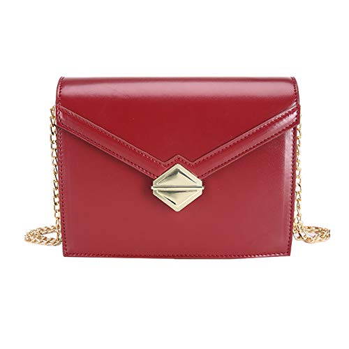 Bolso Bandolera De Cadena De PU Bolso De Hombro De Moda De Versión Coreana Femenina