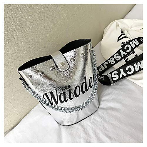 Bolso De Hombro De Las Mujeres Pequeño Bolso De Banda Ancha De La Versión Coreana Wild Messenger Bag Skip Hop Dorado Viaje Cierres Para Maternidad Maternal