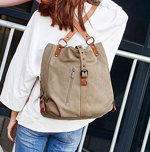 Bolso de mano de la lona de las mujeres bolsos de diseñador femenino de gran capacidad de ocio bolsas de hombro grandes bolsas de viaje, color Negro, talla Talla Unica