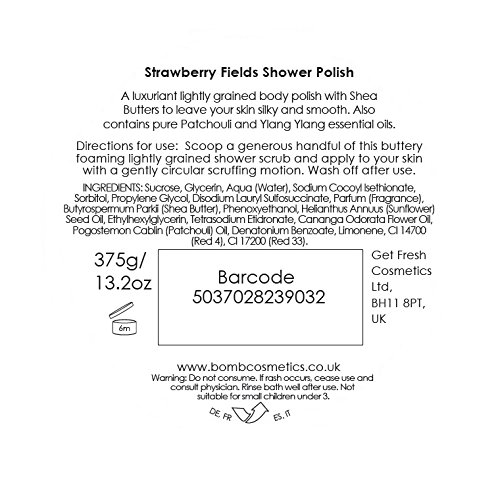 Bomba de cosméticos Body Scrub Strawberry Fields Body Polish