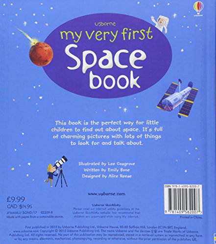 Bone, E: My Very First Book of Space (My Very First Books)