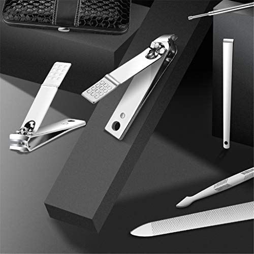 BOROK Splash Fingernail Clipper Sharp Nail Cutter para Hombres Y Mujeres,Uñas Gruesas O Encarnadas Nail Art Polisher Sets Glazing Nail Drill Manicura Rápida Pedicura Cortaúñas De Acrílico Cortauñas