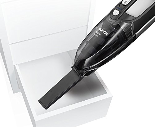 Bosch BHN14090 Move 14.4 V Aspirador de mano sin cables, 14,4 V, color negro y plata