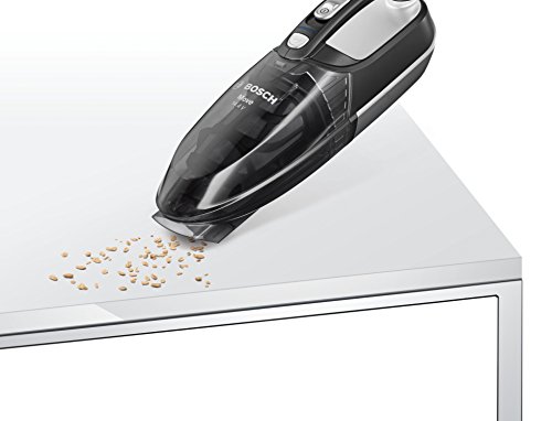 Bosch BHN14090 Move 14.4 V Aspirador de mano sin cables, 14,4 V, color negro y plata