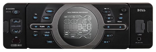 Boss Audio Systems MP3/AM/FM Receiver Negro, Metálico 320W Receptor Multimedia para Coche - Radio para Coche (Negro, Metálico, 320 W, 4.0 Canales, 40-18000 Hz, 4 Ω, Giratorio)