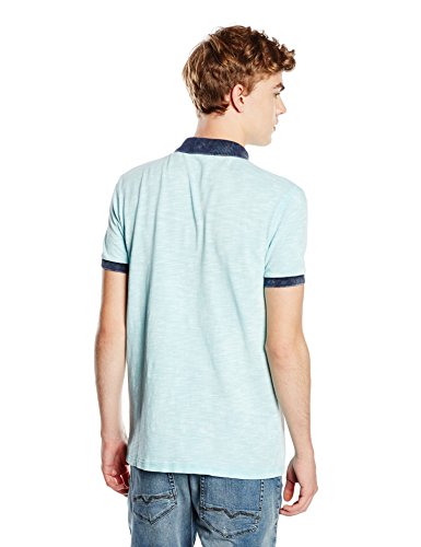 BOSS Powter Polo, Azul (Turquoise/Aqua 440), Small para Hombre