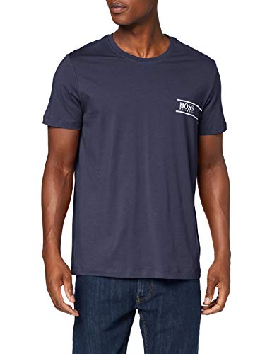 BOSS T-Shirt RN 24 Camiseta, Azul (Navy 414), Small para Hombre