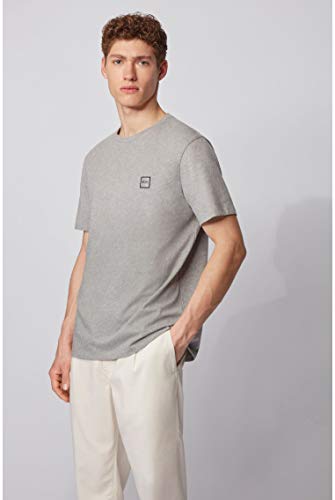 BOSS Tales Camiseta, Gris (Light/Pastel Grey 051), Large para Hombre