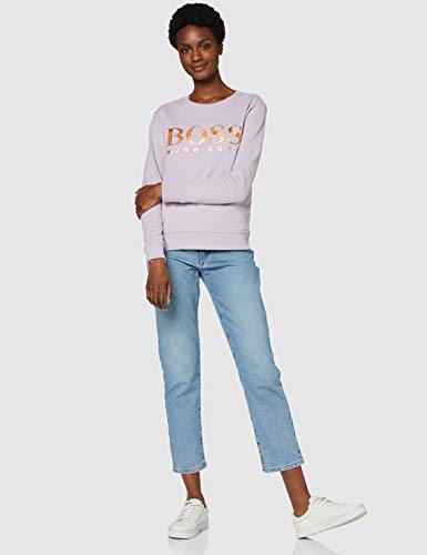 BOSS Tastitch Sudadera, Morado (Light/Pastel Purple 531), Medium para Mujer