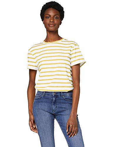 BOSS Tespring Camiseta, Amarillo (Bright Yellow 730), Large para Mujer