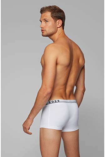BOSS Trunk CO/EL Bóxer, Blanco (White 100), Large (Pack de 3) para Hombre