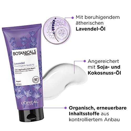 Botanicals LÂÂ ́ Oreal Paris - Bálsamo hidratante de lavanda, 200 ml