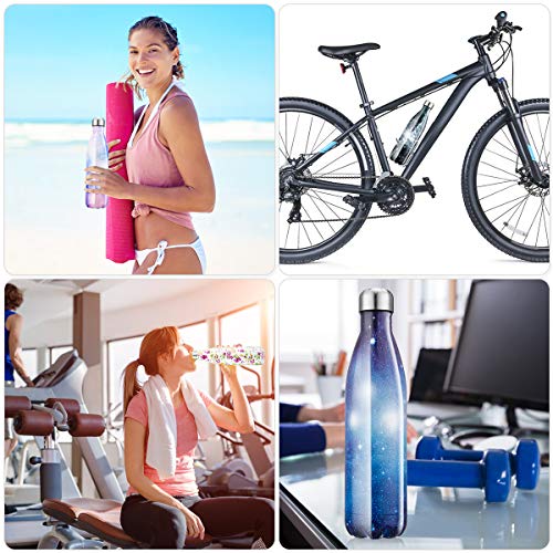 Botella de Agua de acero inoxidable sin BPA-500/750/1000 ml Botella Termica aisladas al vacío Botellas de doble pared reutilizable Mantiene bebidas 24h frías y 12h Calientes para Viaje, Deporte