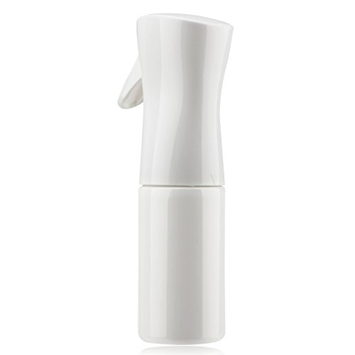 Botella pulverizador agua peluqueria, Segbeauty 160ml fina niebla Blanco pulverizador continuo Pulverizador recargable vacío spray rizos pulverizar pelo/cara/plantas/playa tomar el sol
