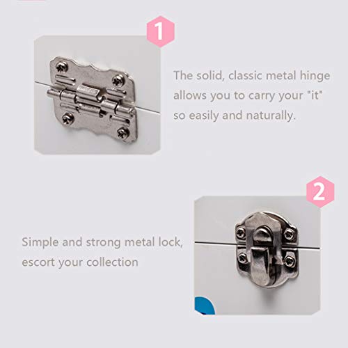 Botiquín De Madera Botiquín De Dibujos Animados Diseño De Compartimento Mango Portátil Cerradura De Seguridad Caja De Almacenamiento De Medicamentos Botiquín De Primeros Auxilios Adecuado Para La Es