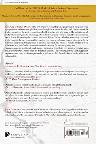 Boulevard of Broken Dreams: Why Public Efforts to Boost Entrepreneurship and Venture Capital Have Failed--and What to Do About It (The Kauffman Foundation Series on Innovation and Entrepreneurship)