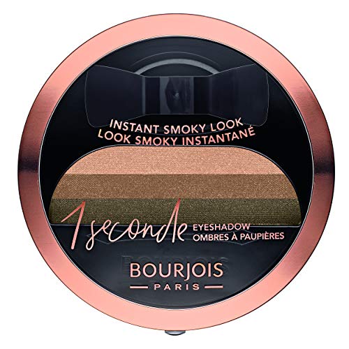 Bourjois 1 Seconde Eyeshadow Sombra de ojos efecto smokey Tono 002 Brun-ette a-doree (Gama Dorados) - 42 g