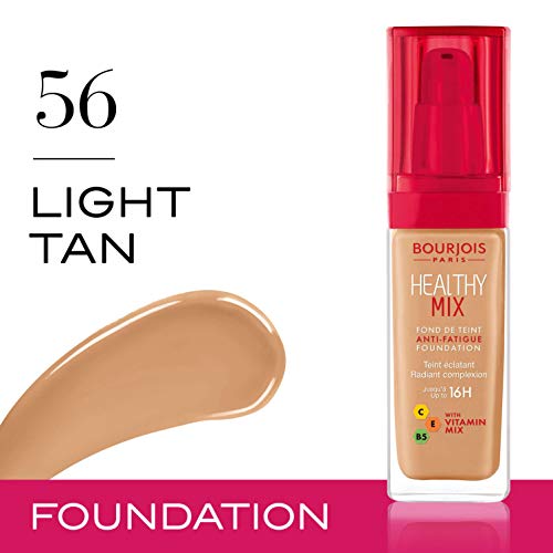 Bourjois Healthy Mix Base de Maquillaje Tono 56 Light tan - 30 ml