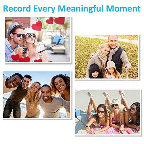 Bovon Palo Selfie Movil, Palo Selfie Tripode Extensible para Smartphones iOS y Android Compatible con iPhone 11 Pro Max/11 Pro/11/Xs/XS max/XR/X/8/7, Galaxy S20/S10/S9/Note 9, Huawei Mate 30, etc