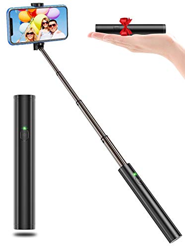 Bovon Palo Selfie Movil, Palo Selfie Tripode Extensible para Smartphones iOS y Android Compatible con iPhone 11 Pro Max/11 Pro/11/Xs/XS max/XR/X/8/7, Galaxy S20/S10/S9/Note 9, Huawei Mate 30, etc