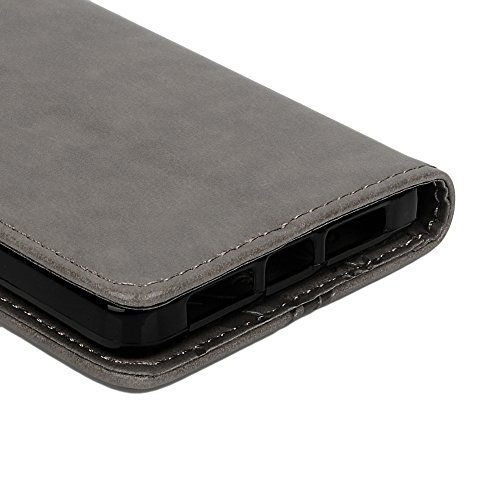 bq Aquaris E5s,bq Aquaris E5 4G LTE Funda Libro de Cuero Impresión Con Tapa y Cartera,Correa de mano - Mavis's Diary Carcasa PU Leather Con TPU Silicona Case Interna Suave,Soporte Plegable,Ranuras para Tarjetas y Billetera,Cierre Magnético - Diseño de Mar