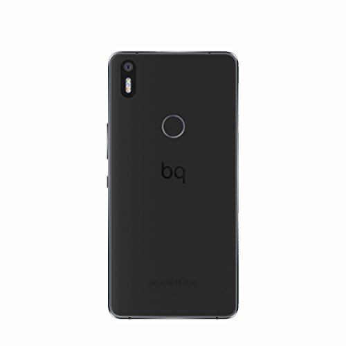 BQ Aquaris X5 Plus - Smartphone de 5" (4G LTE, Qualcomm Snapdragon 652 Octa Core, memoria interna de 16 GB, 2 GB RAM, cámara de 16 MP) negro y gris antracita