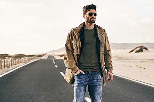 Brandit M-65 Giant Chaqueta, Multicolor (Camel), XL para Hombre