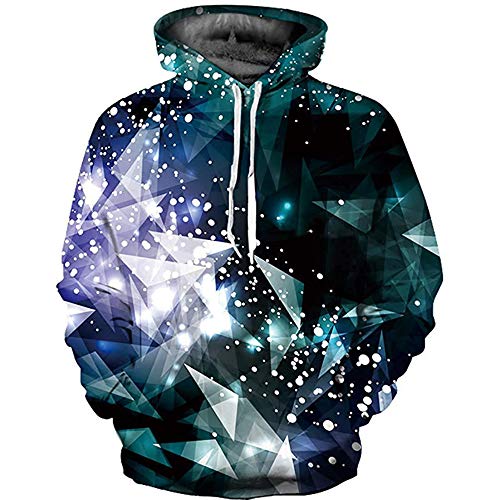 brands Suéter Holgado Informal con Estampado en 3D para Hombre