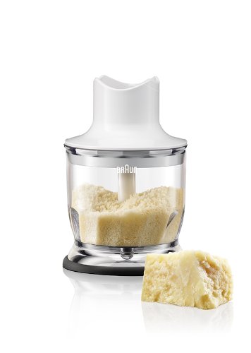 Braun MQ20 Minipimer Accesorio Minipicadora, 350 ml, Blanco