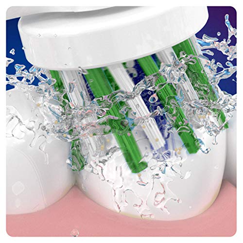 Braun Oral-B 4210201316510 CrossAction - Cabezales para cepillo de dientes eléctrico con cerdas Cleanmaxi para limpieza bucal completa (5 unidades)
