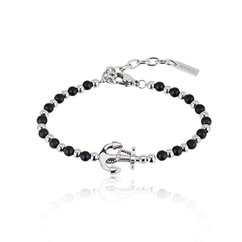 BREIL Pulsera Black Onyx Hombre - TJ2407