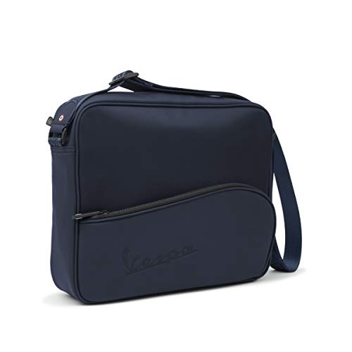 BR.EX SA Design Trading Vespa - Bolsa TASK con la correa de hombro ajustable, para hombre y mujer (Talla unica)
