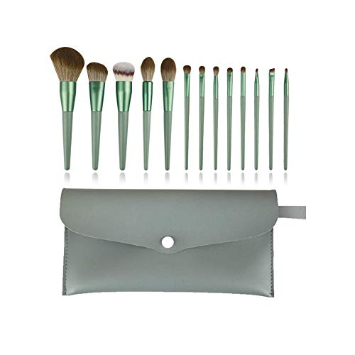 Brocha de maquillaje Belleza cuatro estaciones de secado rápido cerdas de cepillo del maquillaje súper blando 13 Blush Loose Powder Brush-Fundación Face Powder Blush sombra de ojos del maquillaje cepi